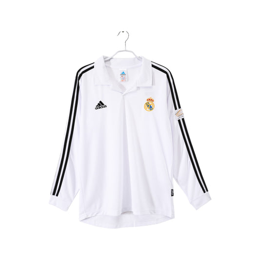 Real Madrid 2002/2003 Home Long Sleeve Jersey