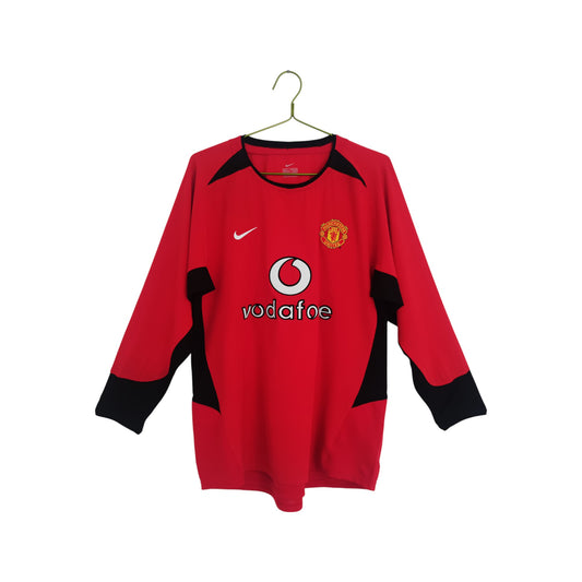 Manchester United 2002/2004 Home Long Sleeve Jersey
