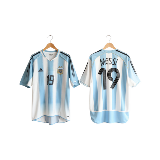 2005 Messi First Argentina Home Jersey