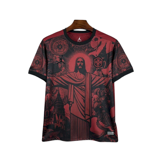 Brazil 2025/26 Jordan Black and Red Special Edition Jersey
